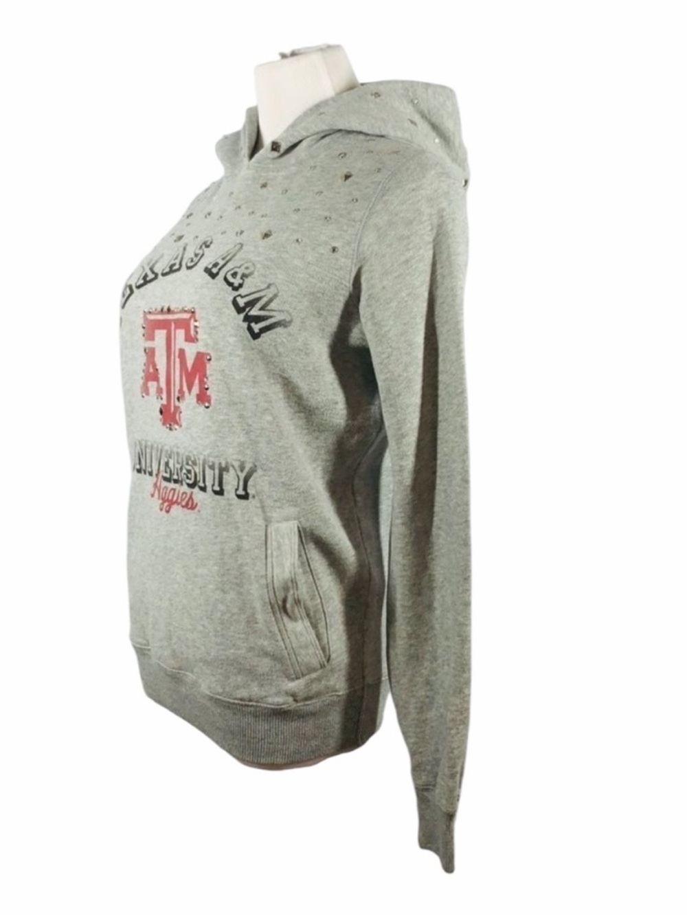 VS PINK Collegiate Texas A&M Hooded Sweatshirt - Small - Picture 4 of 12
